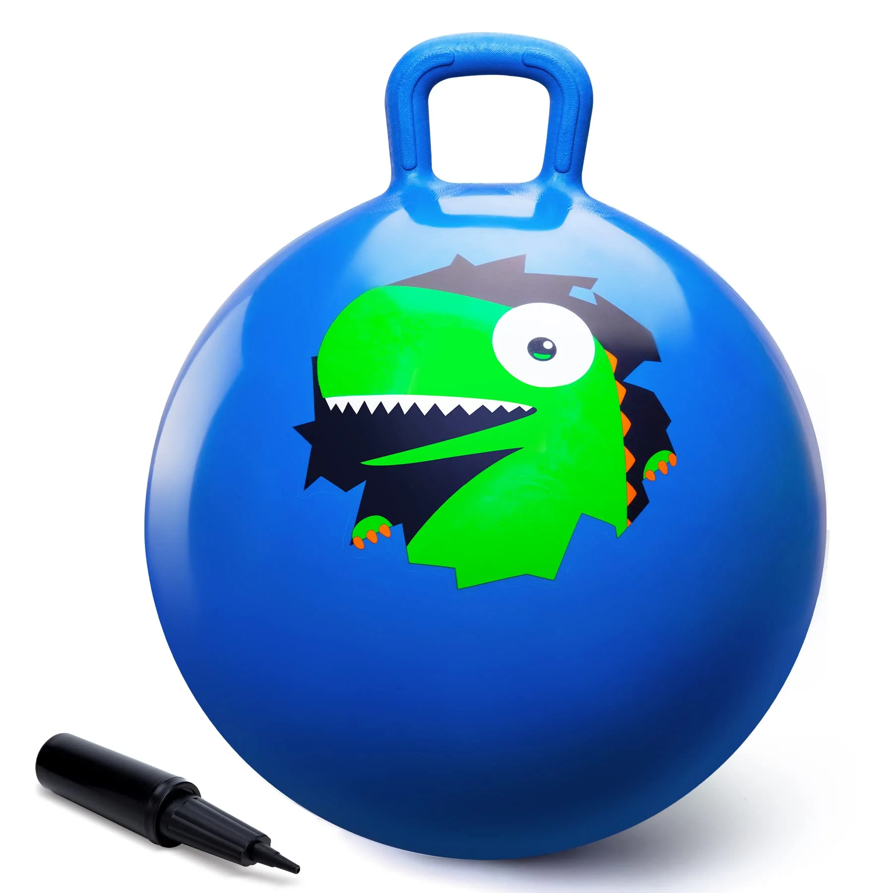 Pelota saltarina Zoojoy Dino Hopper Ball 18 pulgadas con asa