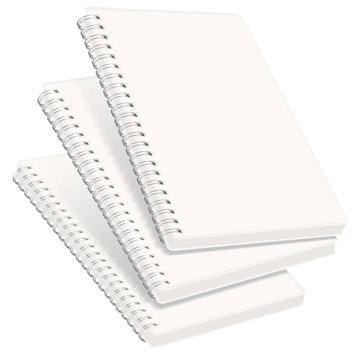 RETTACY Blank Journal Notebook, 160 Pages per Pack, A5 Size (5.7'' × 8.3'')