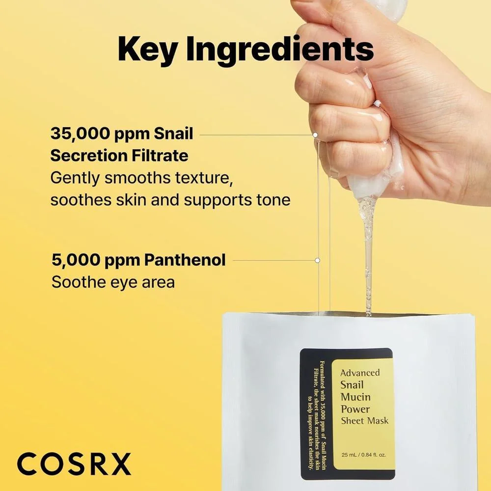 Mascarilla Facial con Mucina de Caracol 35000ppm