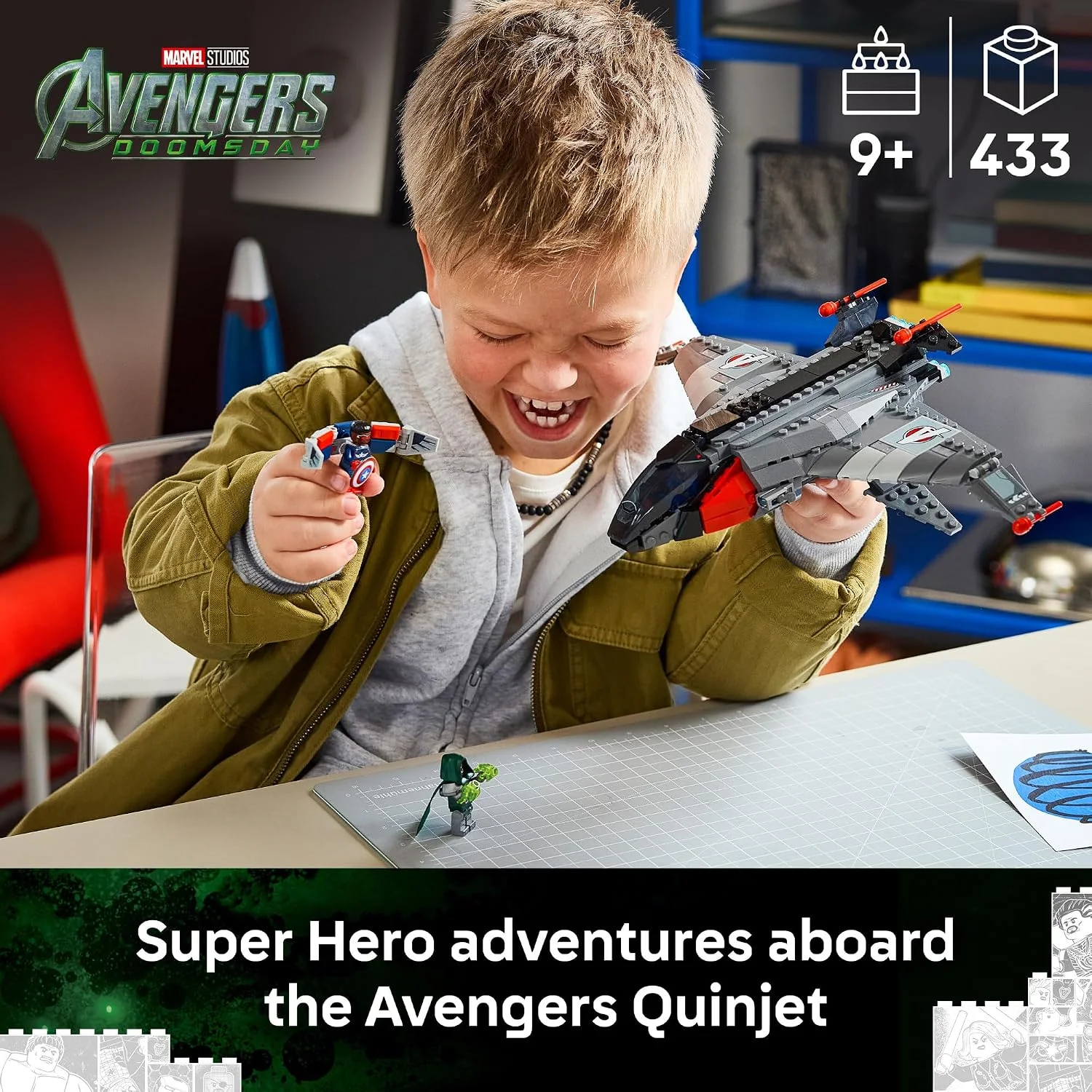 LEGO Marvel Avengers: Doomsday Quinjet 76347