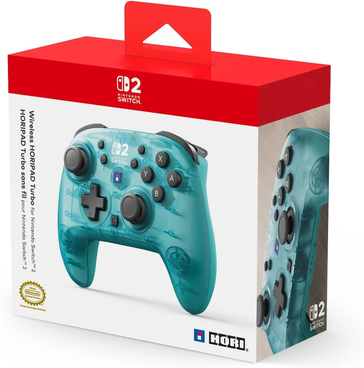 Mando inalámbrico HORI HORIPAD Turbo Agua para Nintendo Switch 2