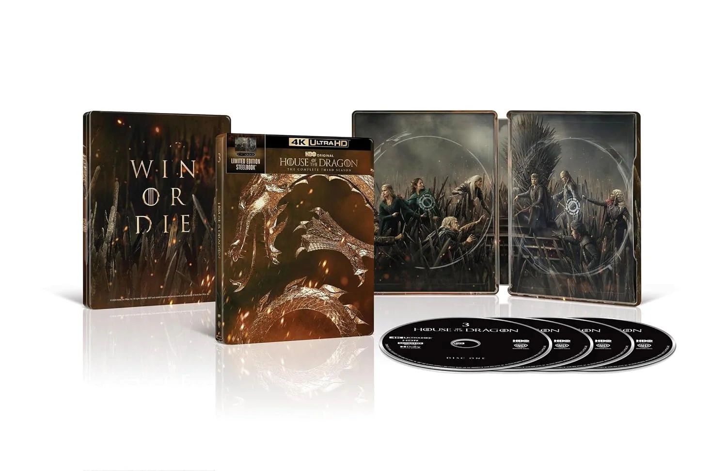 DVD/Blu-ray House of the Dragon: The Complete Third Season Limited Edition 4K Ultra HD Steelbook