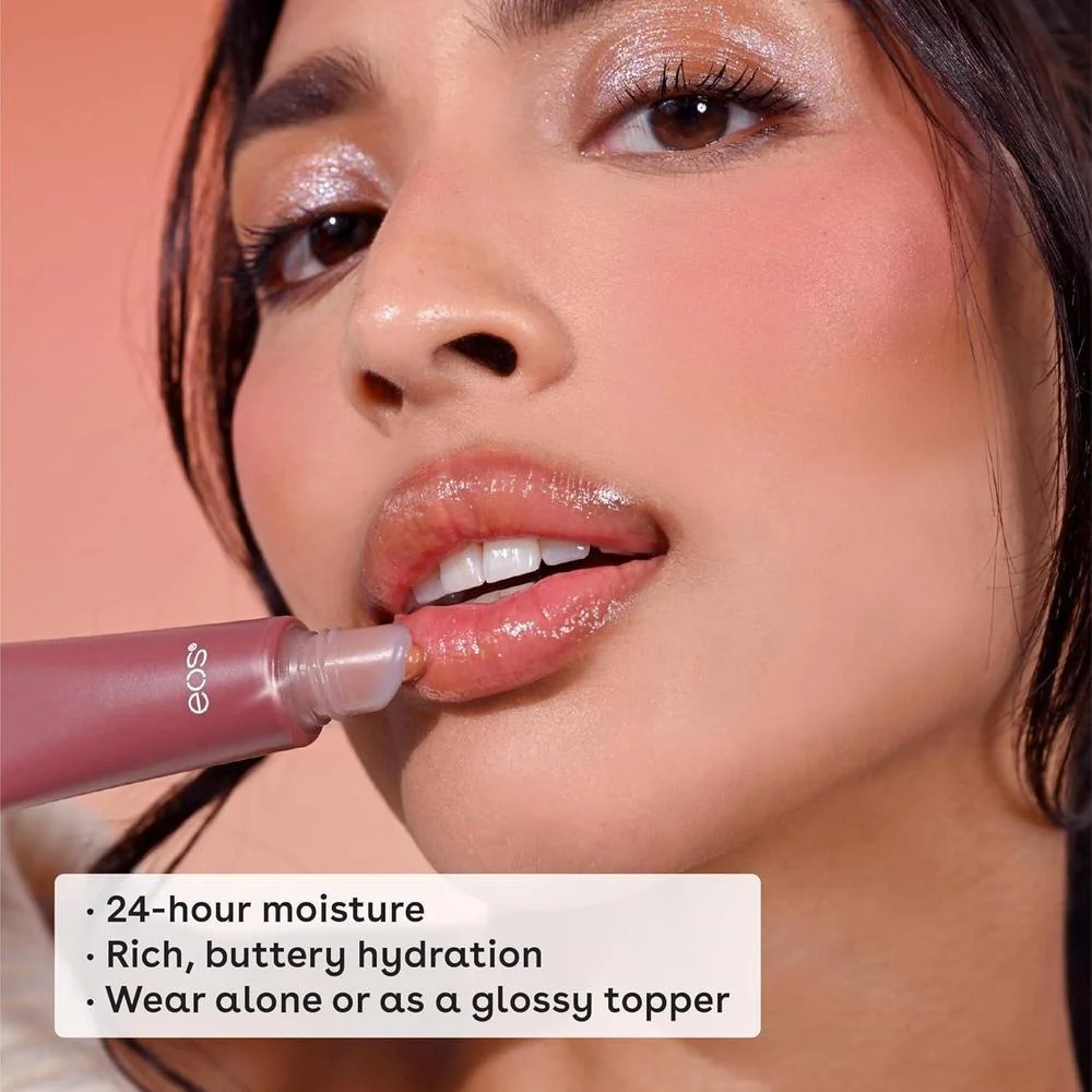 Eos Holiday Super Bálsamo con Color Salted Caramel Lip Tint 0.35oz