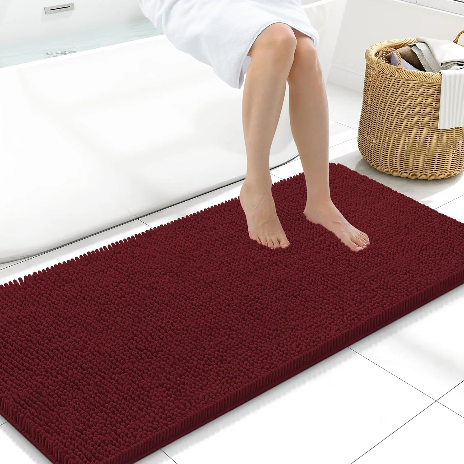 Bajada de baño Arotive chenille 47x20 cm absorbente