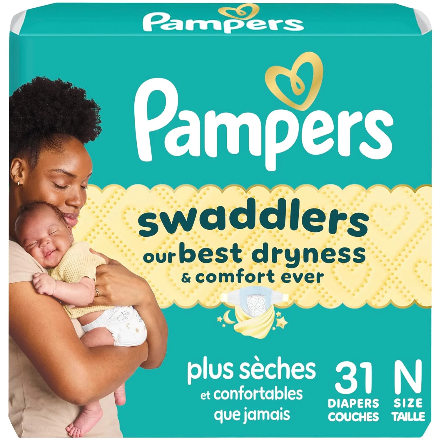 Pampers Swaddlers Pañales Desechables para Bebé Tallas Preemie a 8