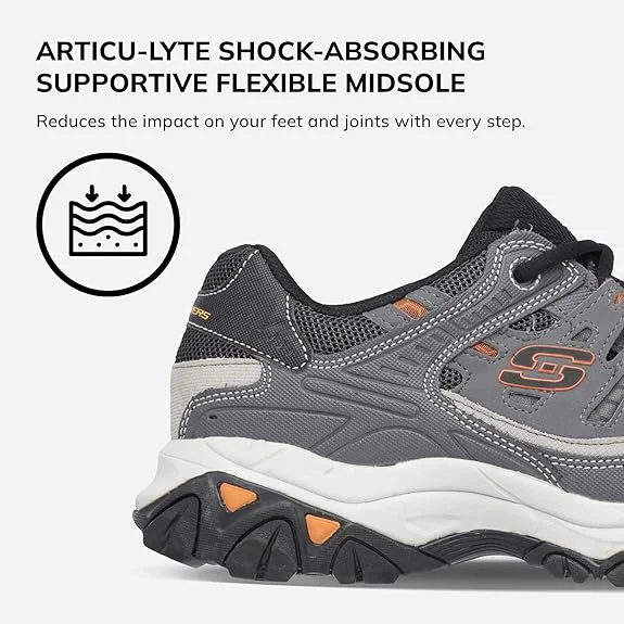 Skechers Afterburn M. Fit Charcoal Gray