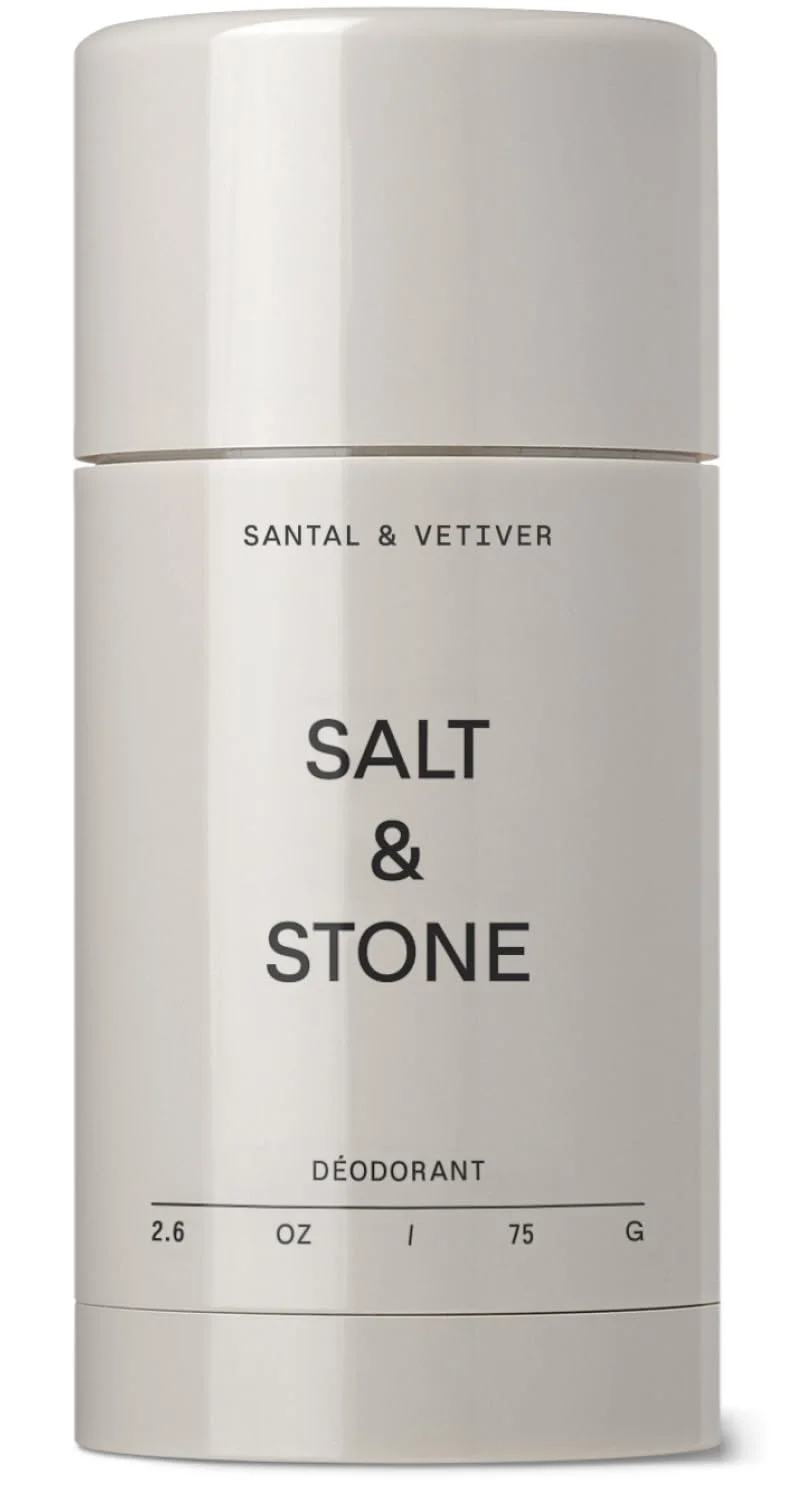 Salt & Stone Aluminum-Free Deodorant, Women & Men Santal & Vetiver 2.6 oz