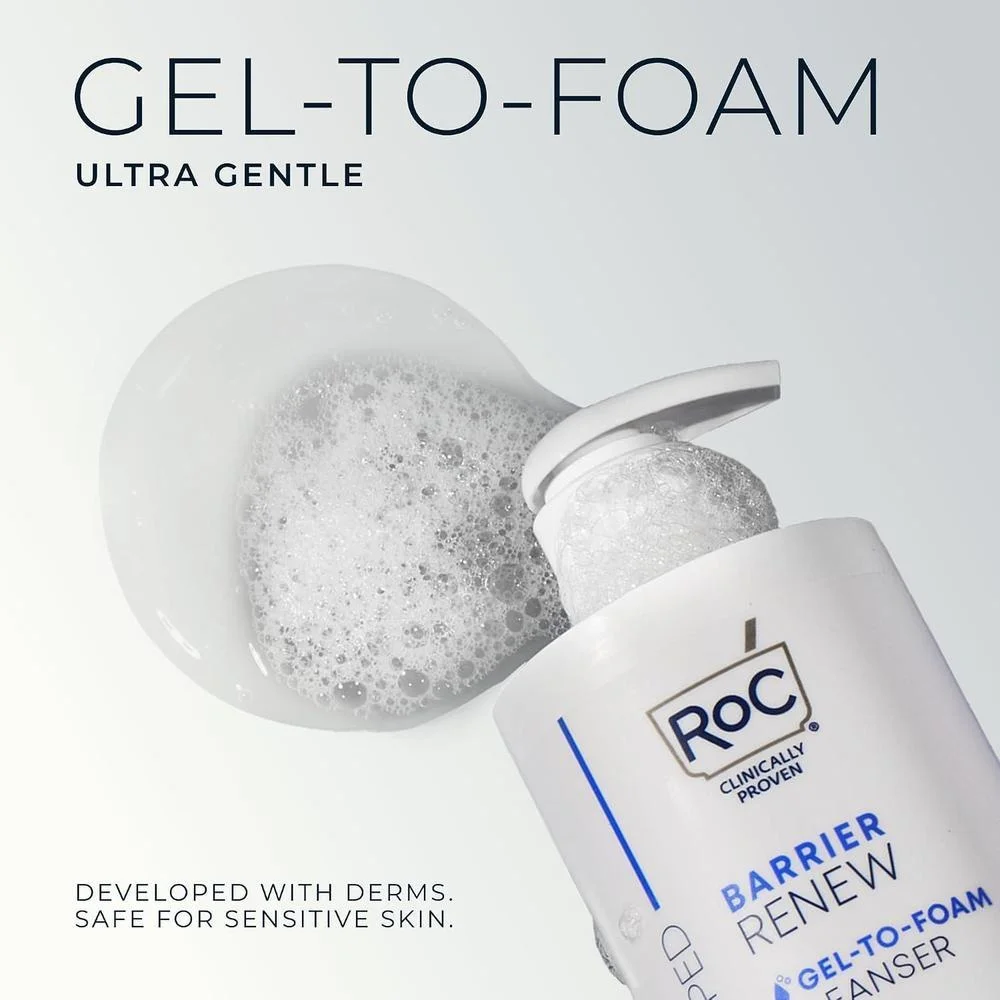 Roc Limpiador Facial Hidratante Gel Pieles Sensibles 354.88ml