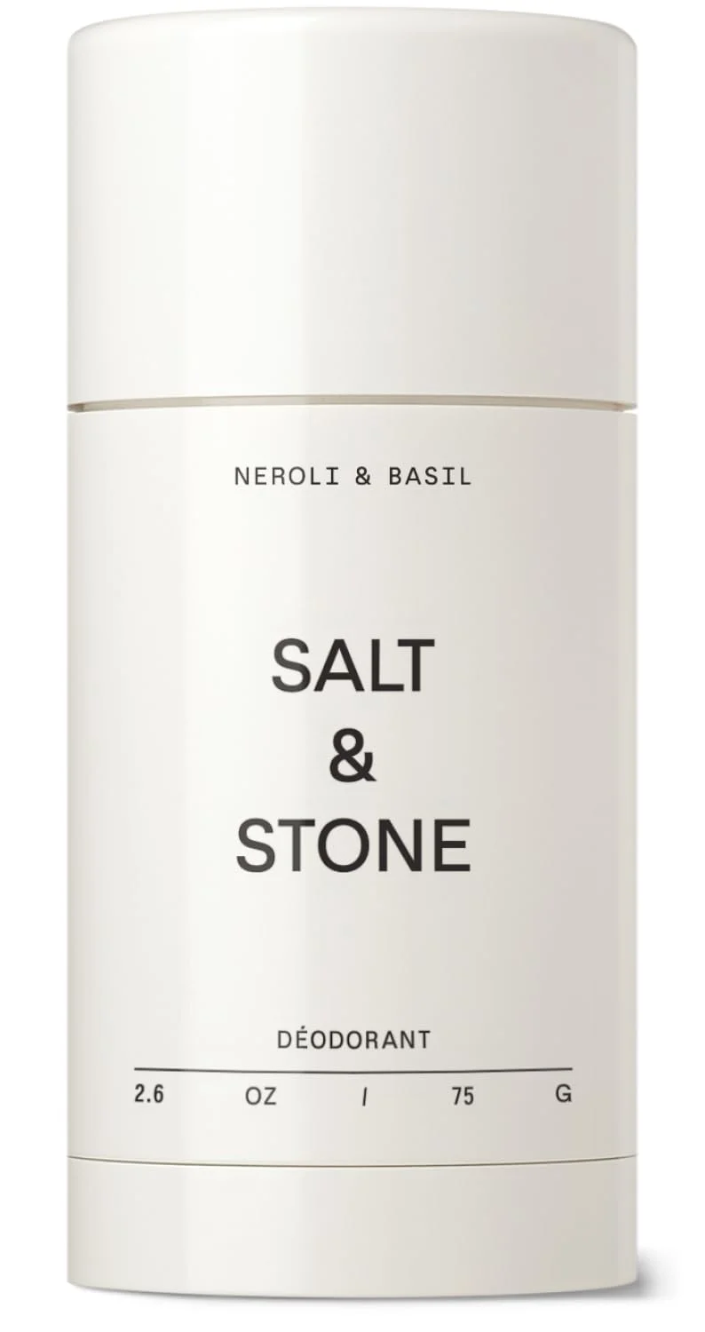 Salt & Stone Aluminum-Free Deodorant for Women & Men, Neroli & Basil 2.6 oz