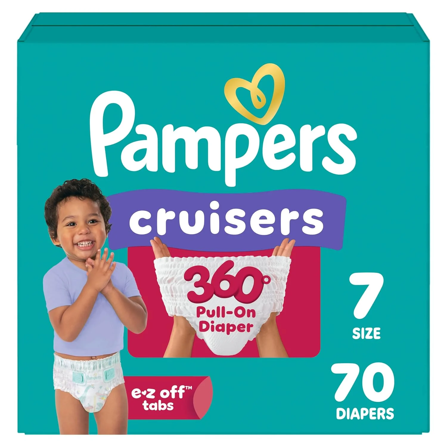 Pampers Cruisers 360 Pañales Tipo Calzoncito para Bebé Tallas 3 a 8