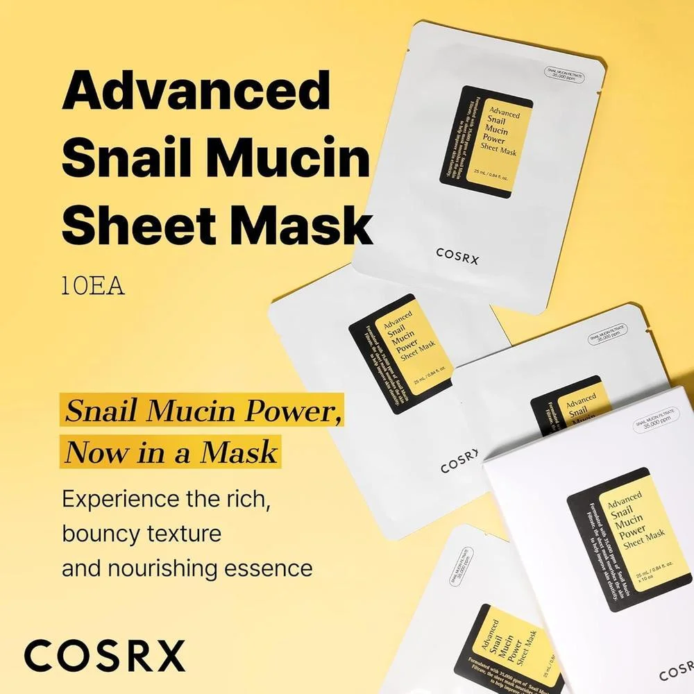 Mascarilla Facial con Mucina de Caracol 35000ppm
