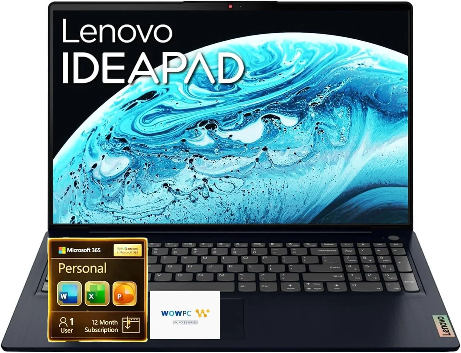 Laptop Lenovo IdeaPad Slim 3i 15.6" FHD Intel N150 8GB DDR5 128GB SSD Windows 11 Azul Ártico