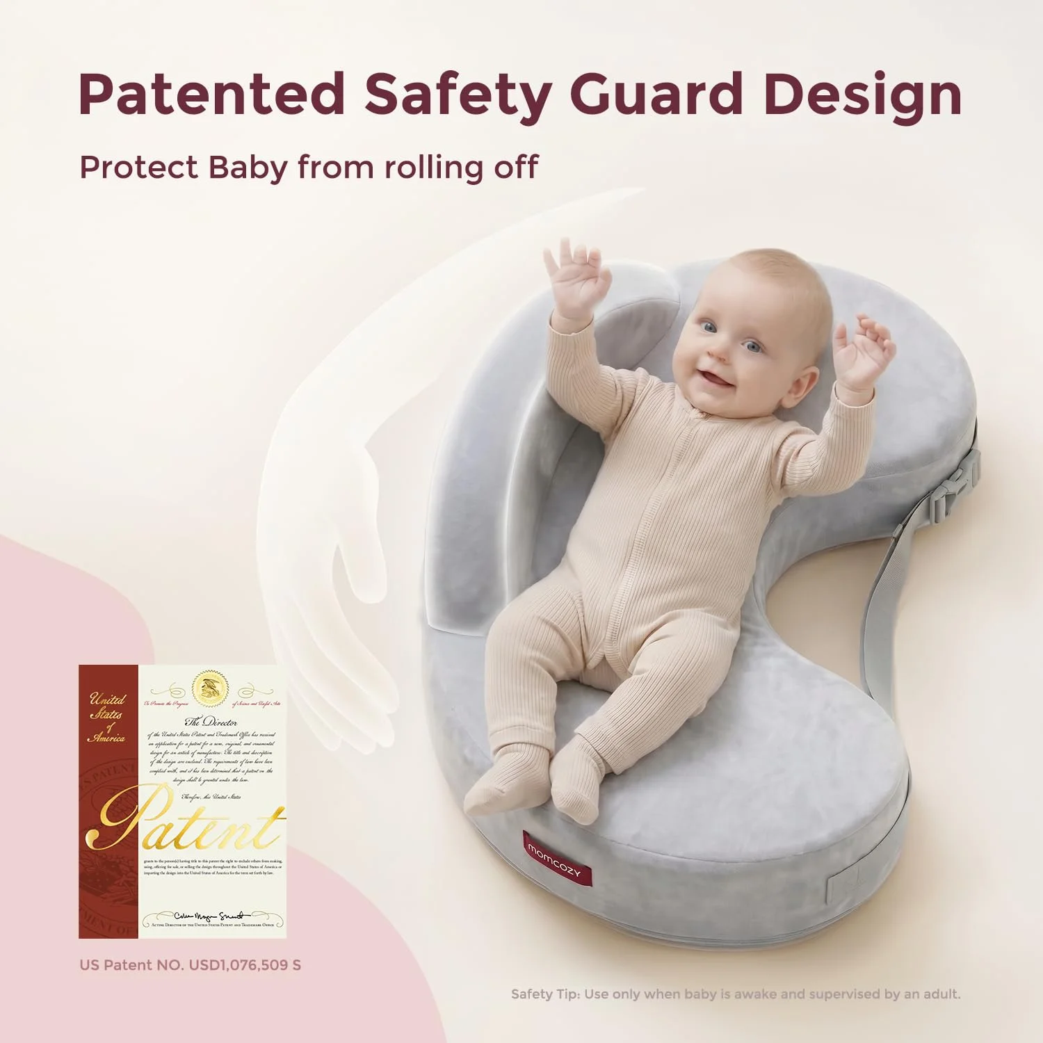 Momcozy Cozylite Almohada de Lactancia con Memory Foam