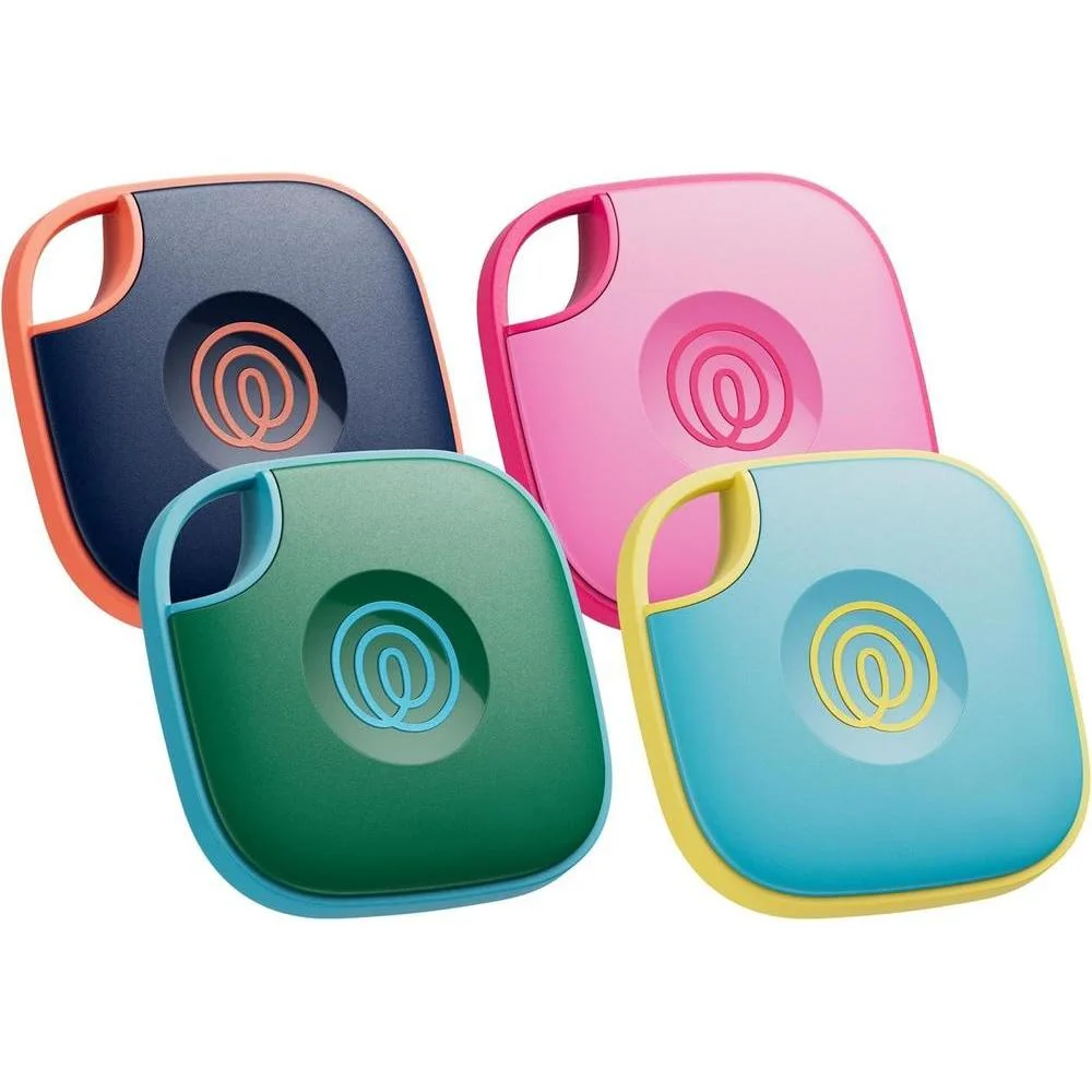 Localizador Bluetooth Life360 Tile 4-Pack para llaves, bolsas y más