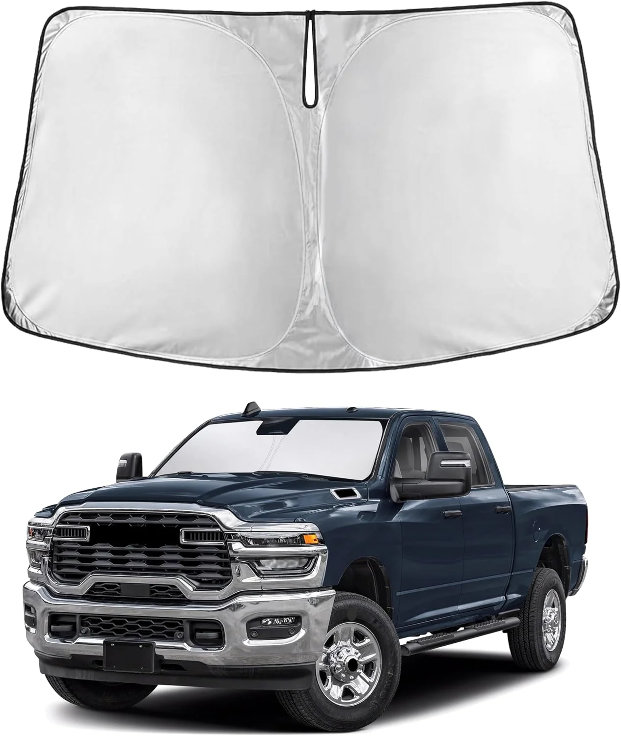 Parasol para parabrisas EcoNour compatible con Dodge Ram 1500 2019-2026