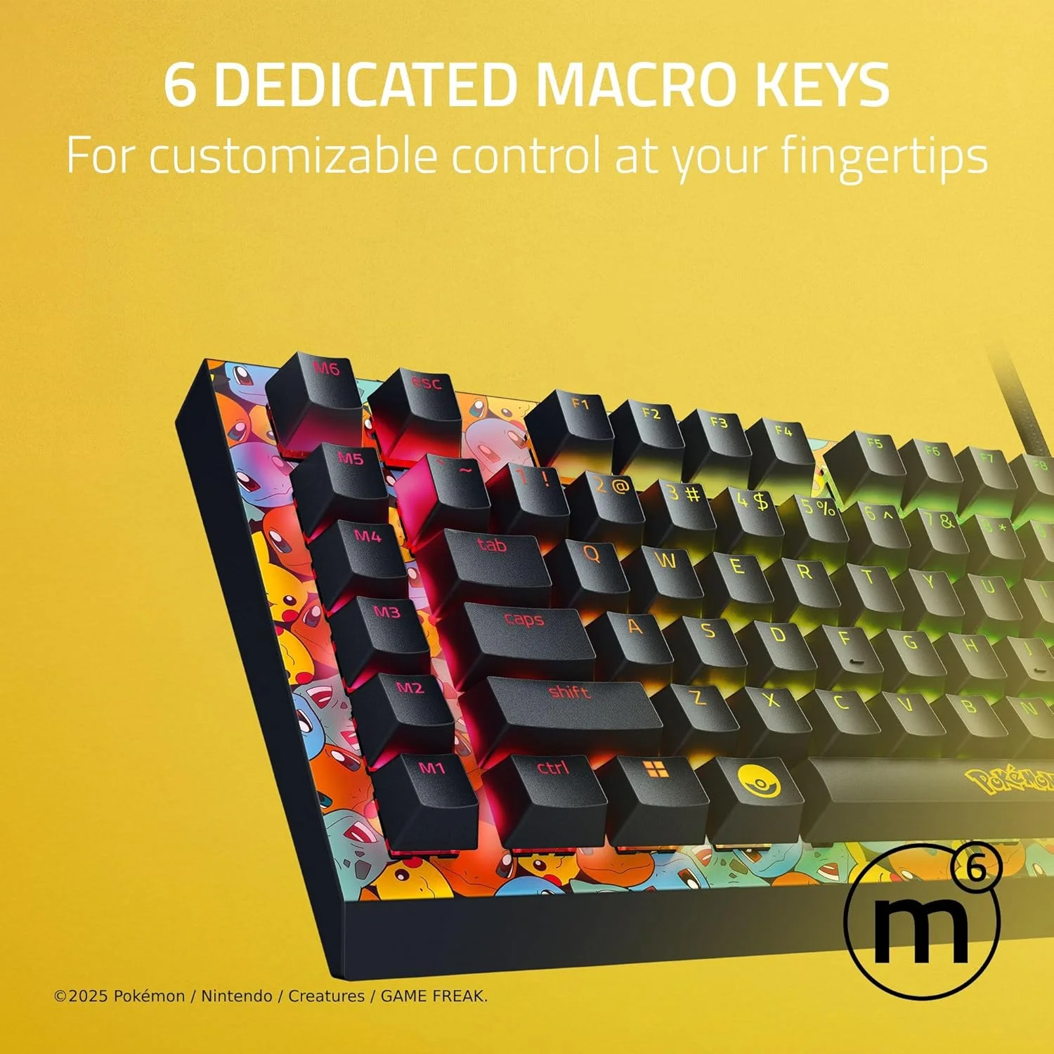 Razer BlackWidow (Pokémon Edition) — Teclado mecánico gaming