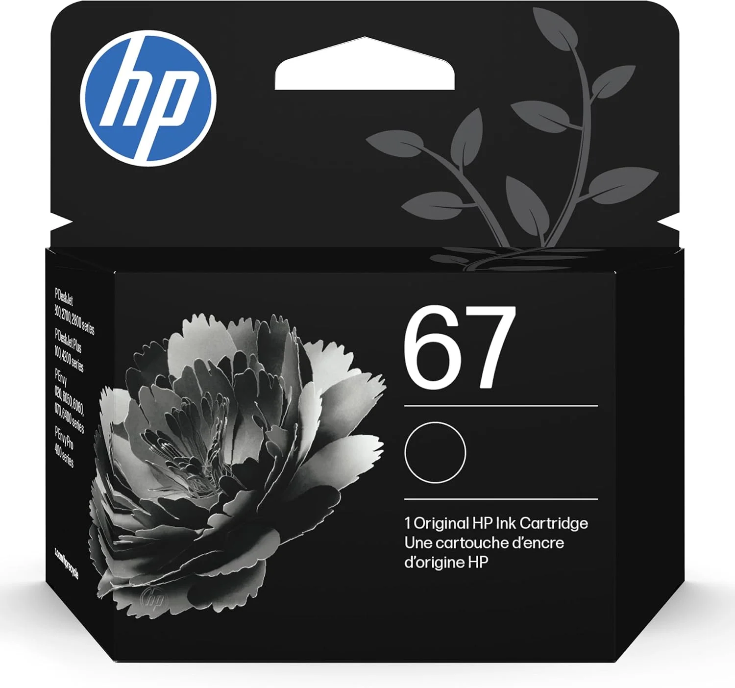 Cartucho de tinta HP 67 Negro para DeskJet y Envy
