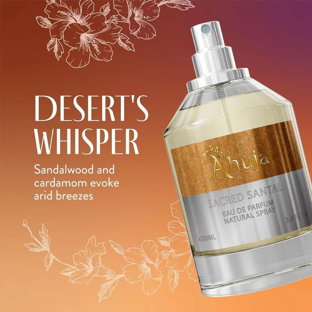 AHUJA Sacred Santal Eau de Parfum Unisex Perfume