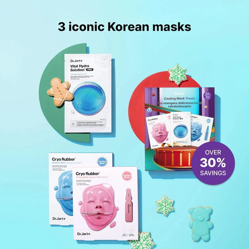 Cooling Mask Treats Set de Regalo con Mascarillas Cryo Rubber™