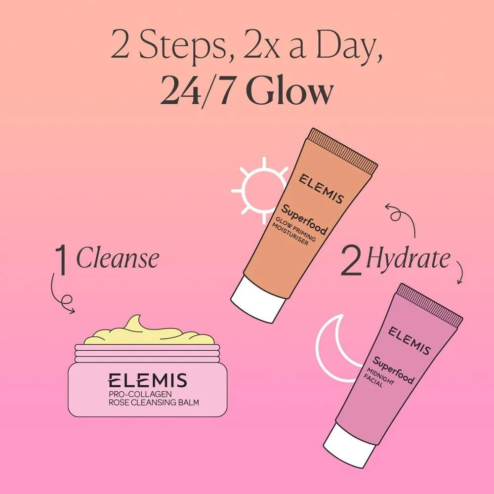Way To Glow Kit Exclusivo de Cuidado de la Piel Nutre e Ilumina