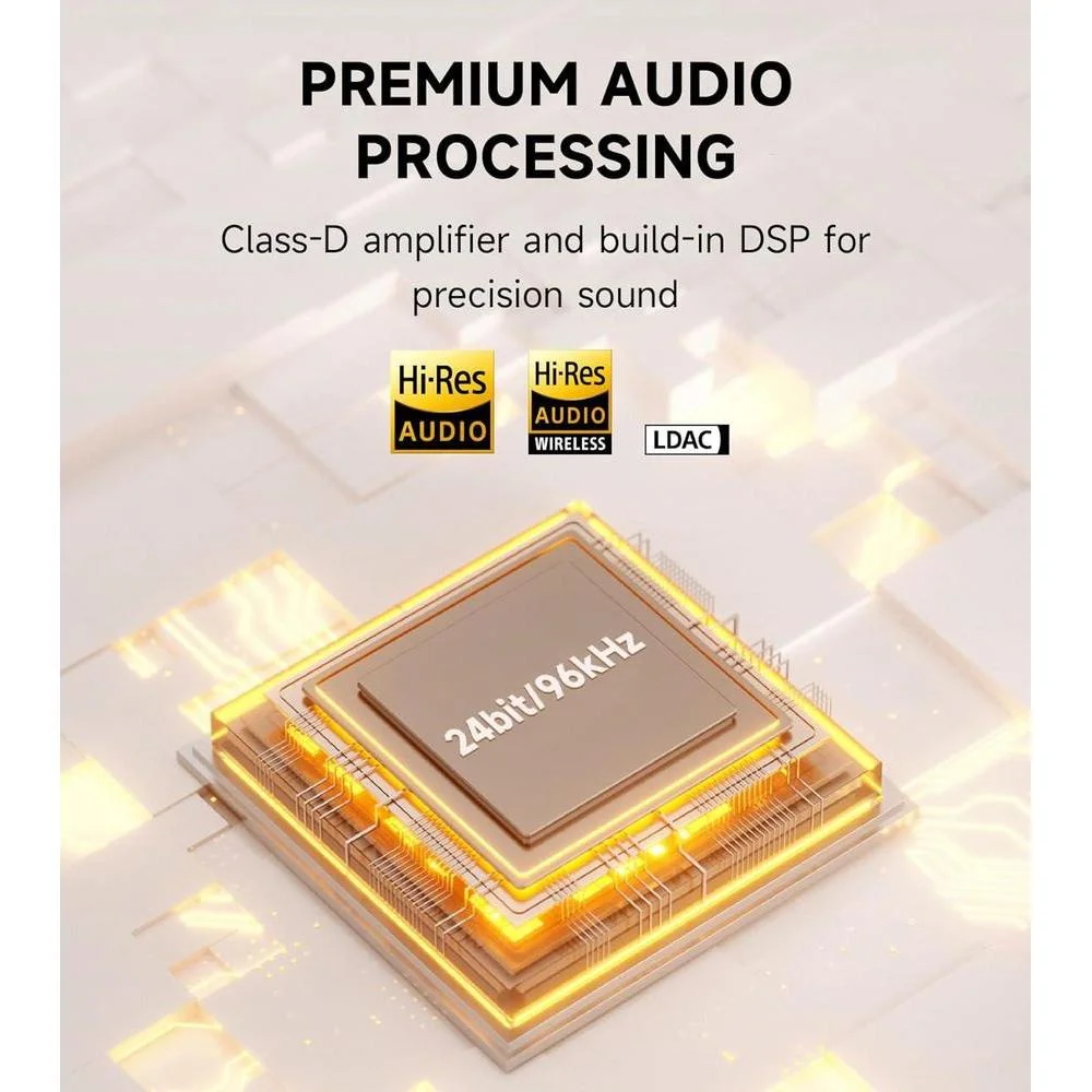Edifier Altavoz Multimedia M60 con Bluetooth 5.3, 66W RMS y Audio de Alta Resolución, LDAC, Entradas USB-C y AUX, Diseño Compacto para Escritorio
