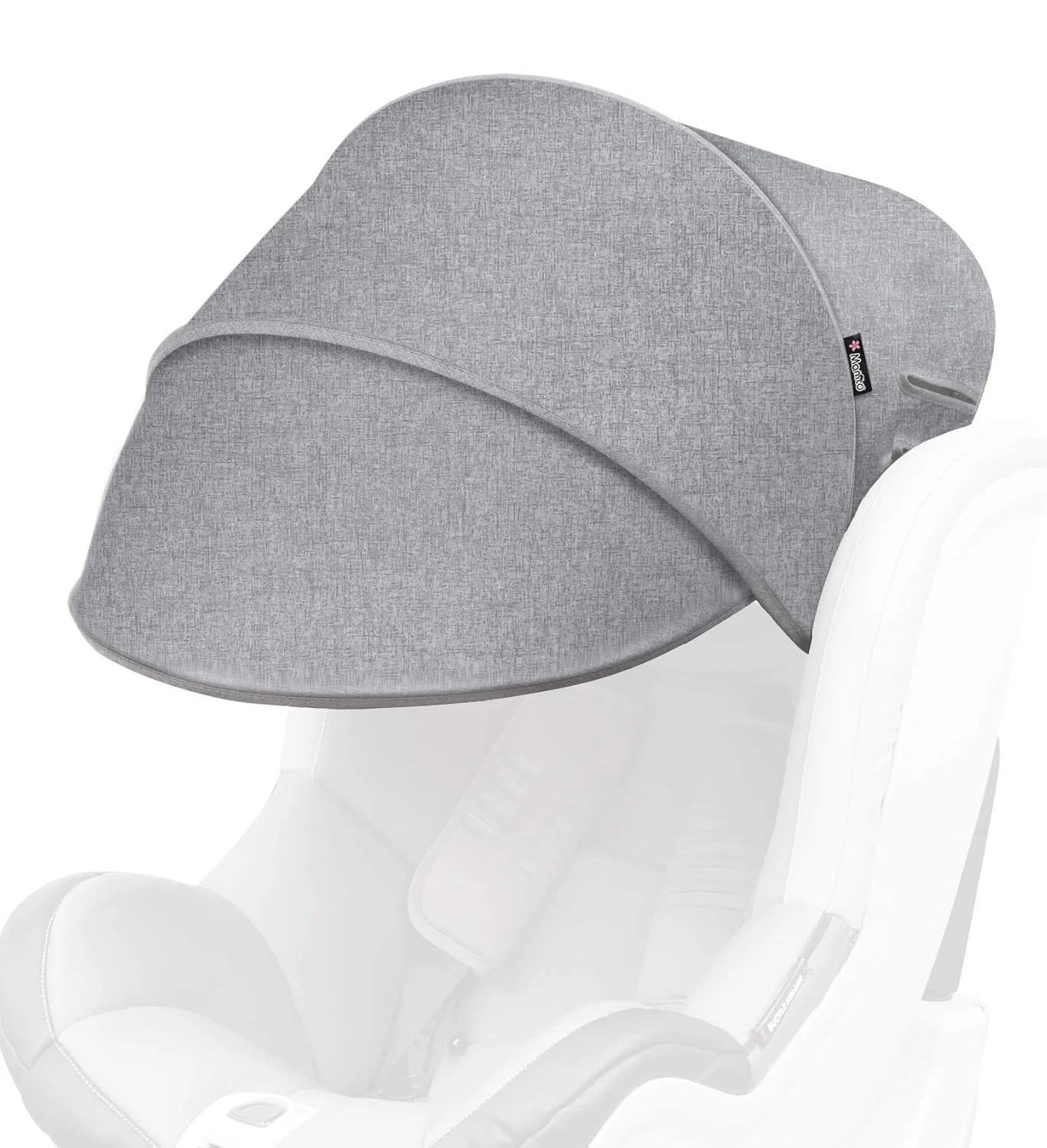 Cubre coche Manito Sun Shade Extender para asiento de auto gris