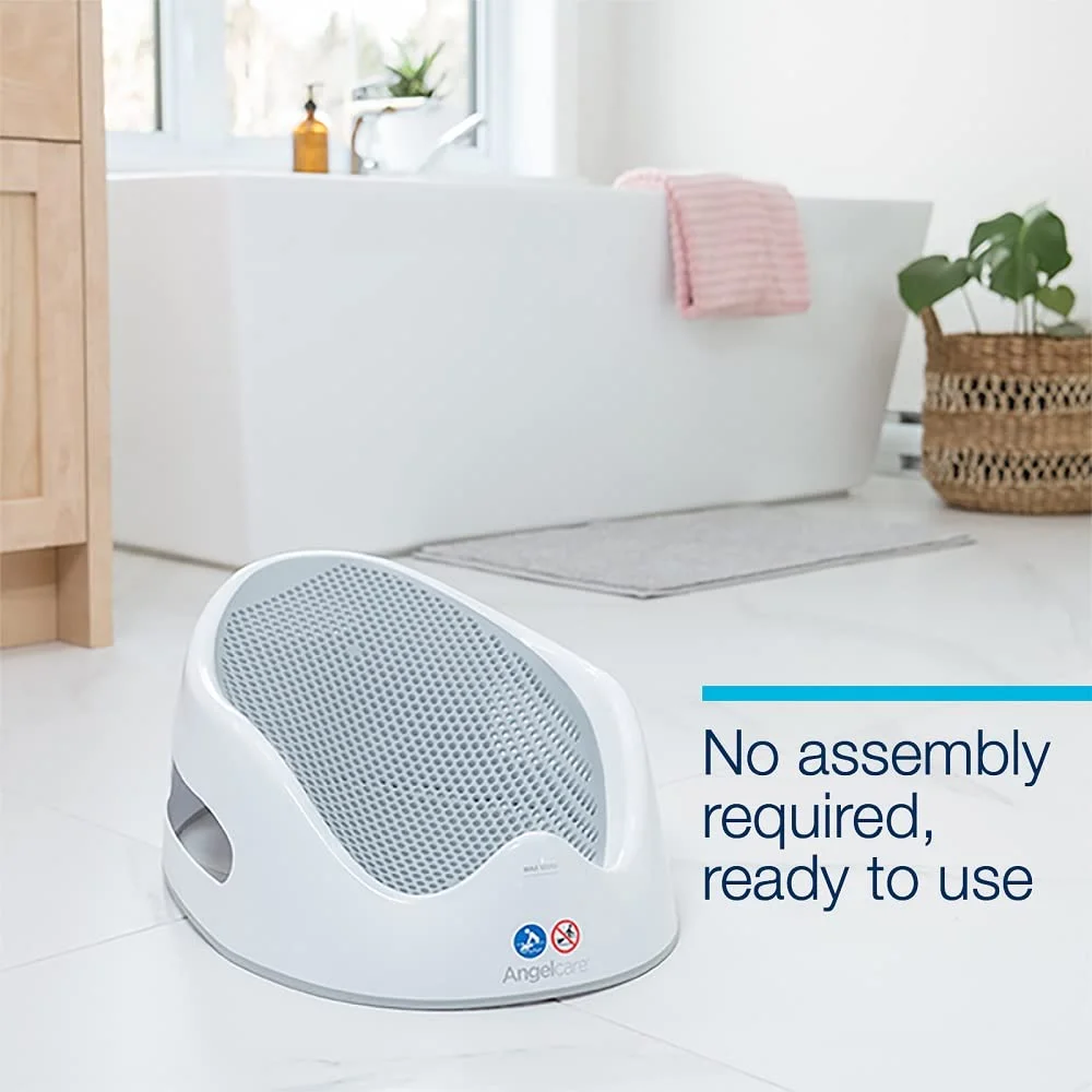 Angelcare Soft-Touch Asiento de Baño y Enjuagador para Bebé Aqua