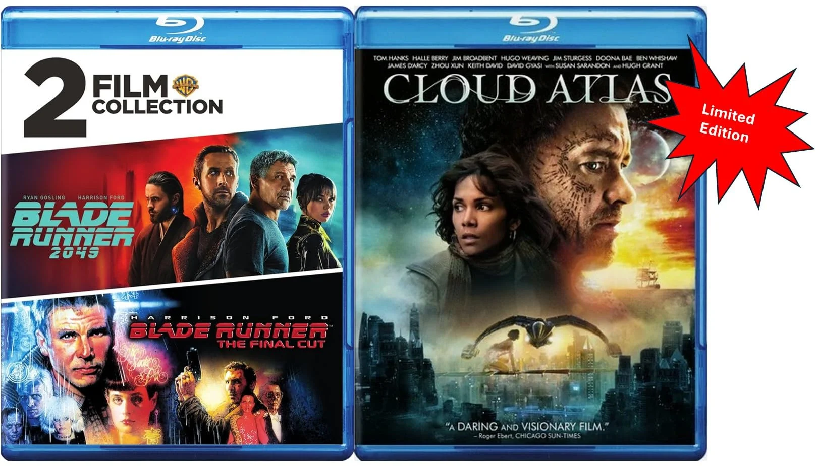 Blu-ray Bundle Blade Runner 2049 + Blade Runner Final Cut + Cloud Atlas