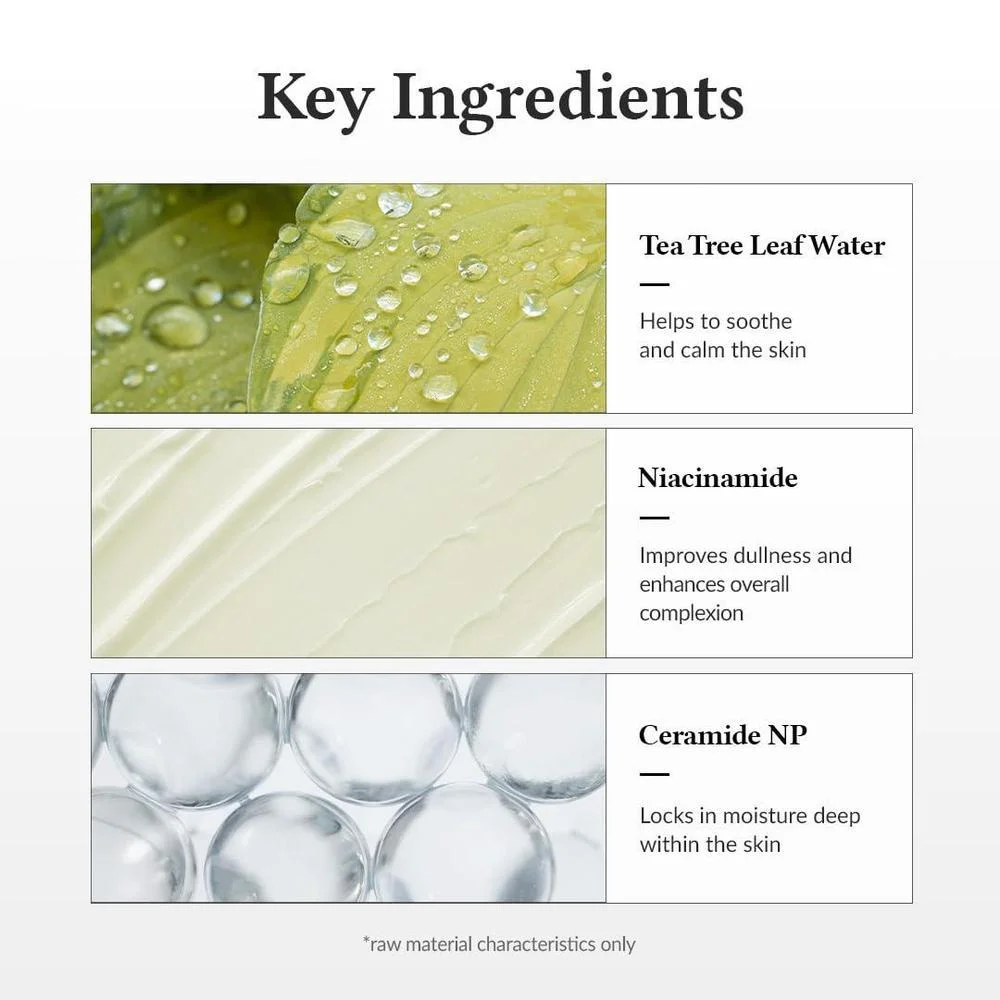 345 Relief Crema + Hidratante con Niacinamida y Agua de Hoja de Árbol de Té 50ml