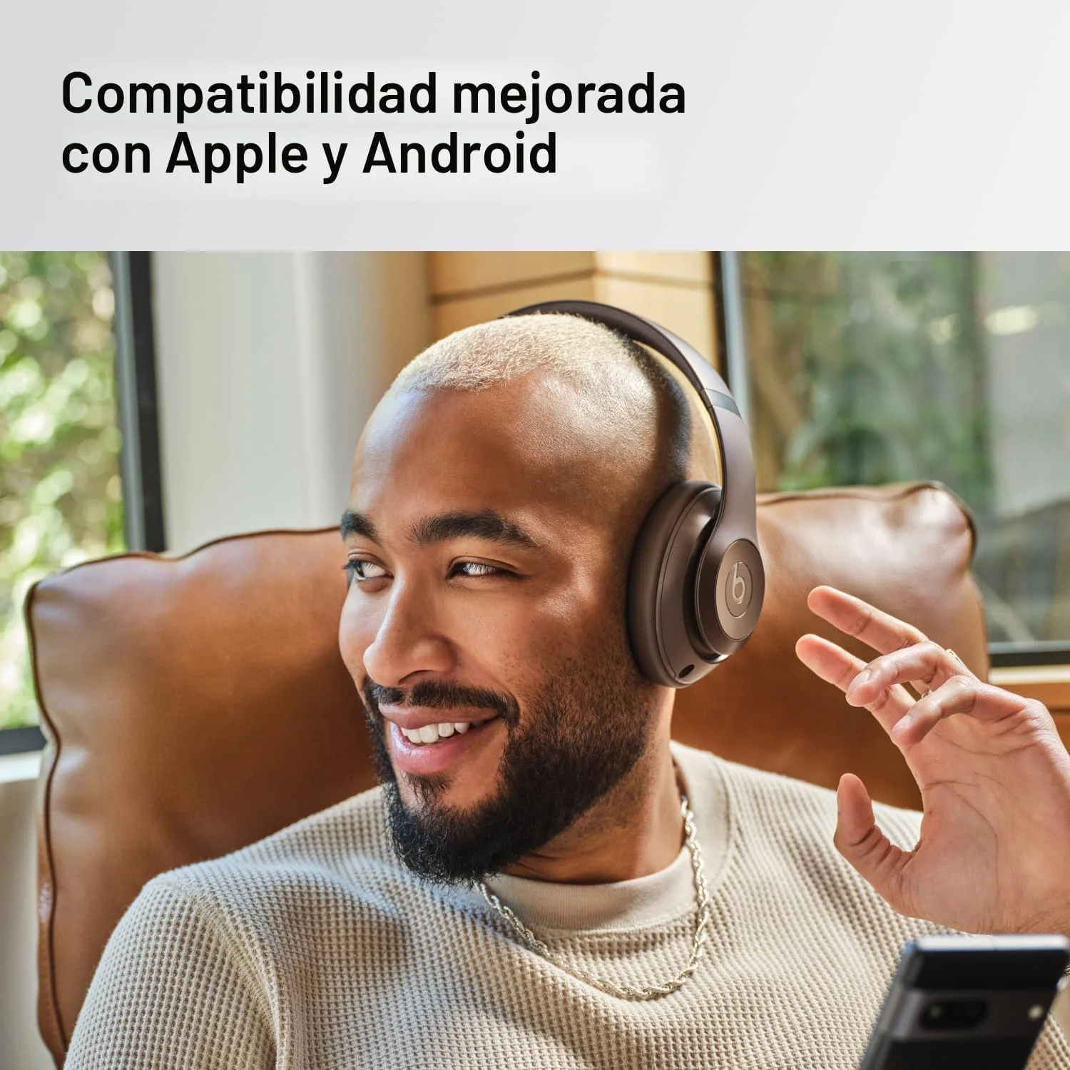 Beats Studio Pro - Marrón intenso — Audífonos over-ear premium con ANC, hasta 40h