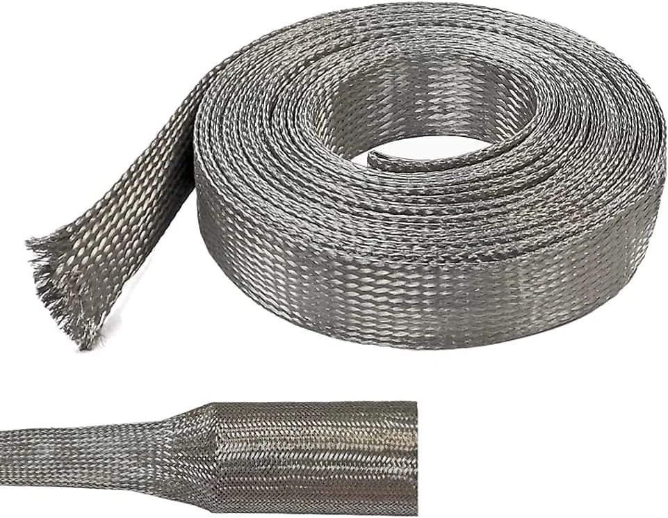 Malla cubre cables de cobre estañado Electriduct 3/8" 50 pies