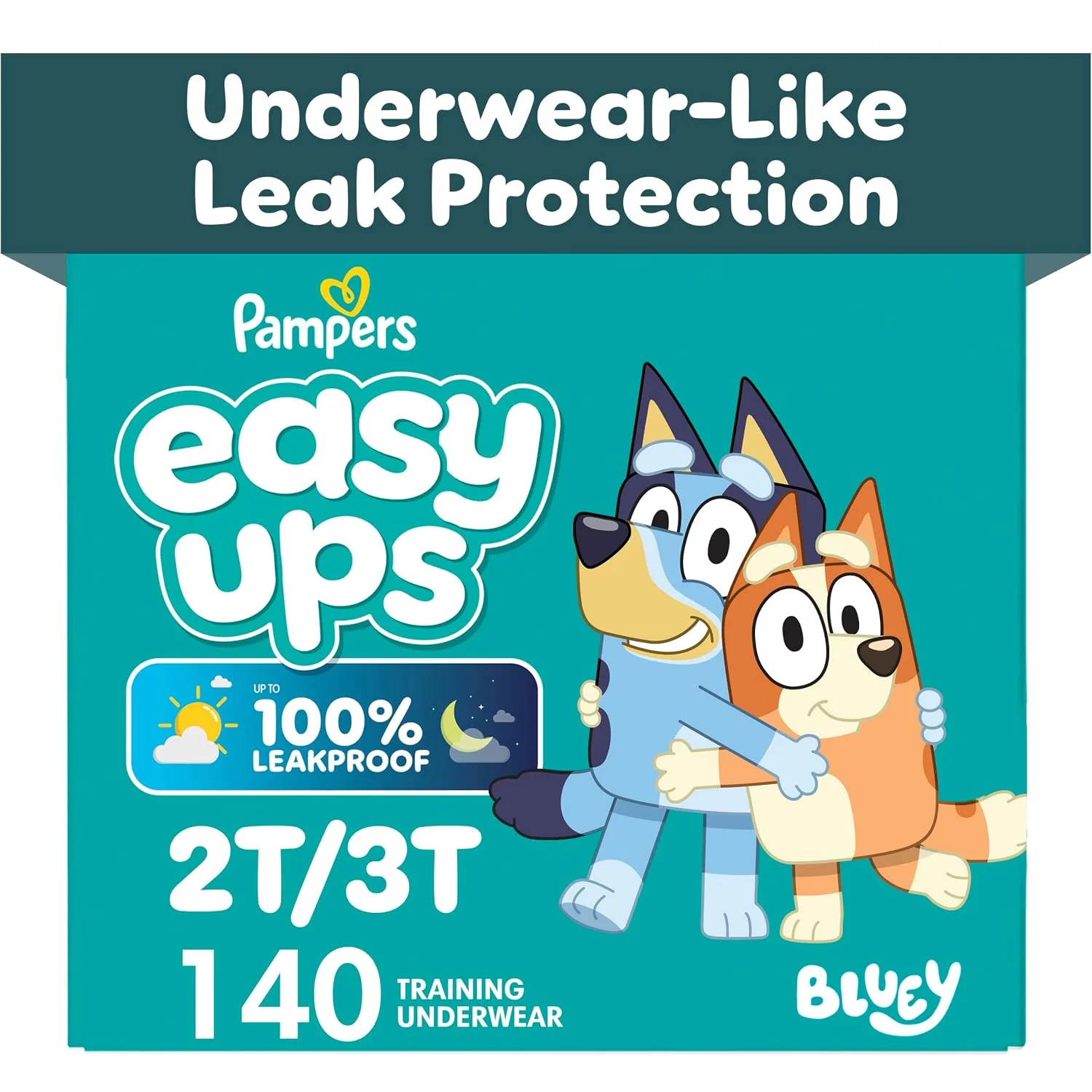 Pampers Easy Ups Bluey Calzoncitos de Entrenamiento Tallas 4 a 8