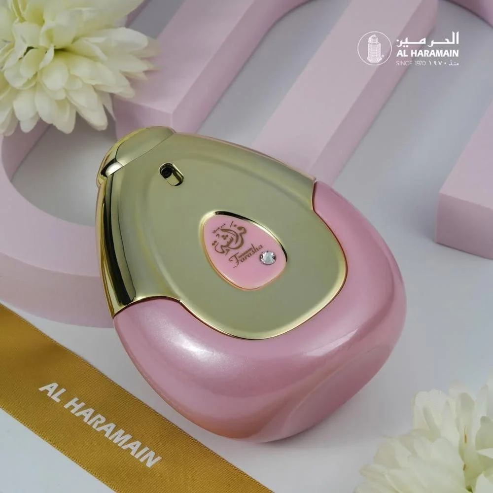 Perfume árabe Al Haramain Farasha para mujer, fragancia floral almizcle y madera, elegante y duradera