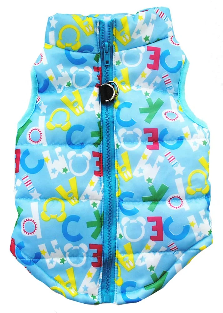 Abrigo impermeable para perros pequeños Marupet azul talla XXS