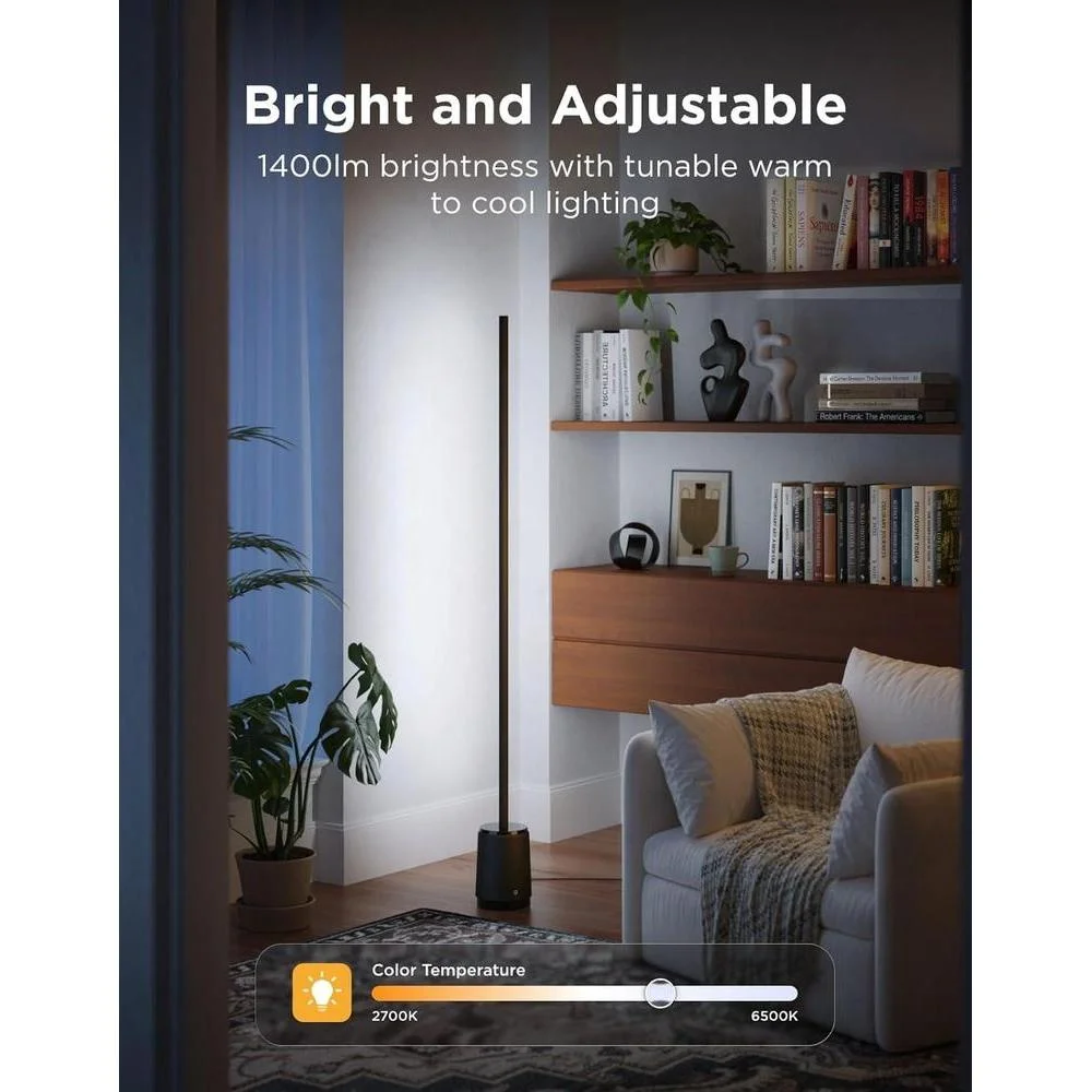 Lámpara de pie Govee Smart RGBIC, compatible con asistentes de voz, color y temperatura ajustables, con modos dinámicos