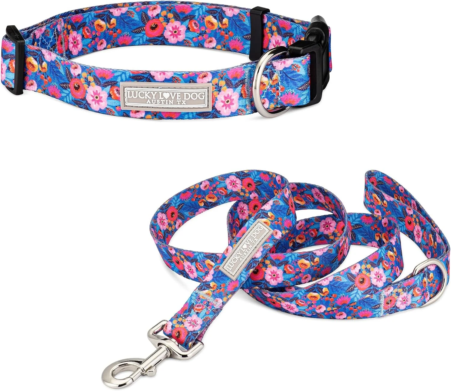 Collar y Correa Lucky Love Dog Zuzu para Perros Extragrandes Talla XL