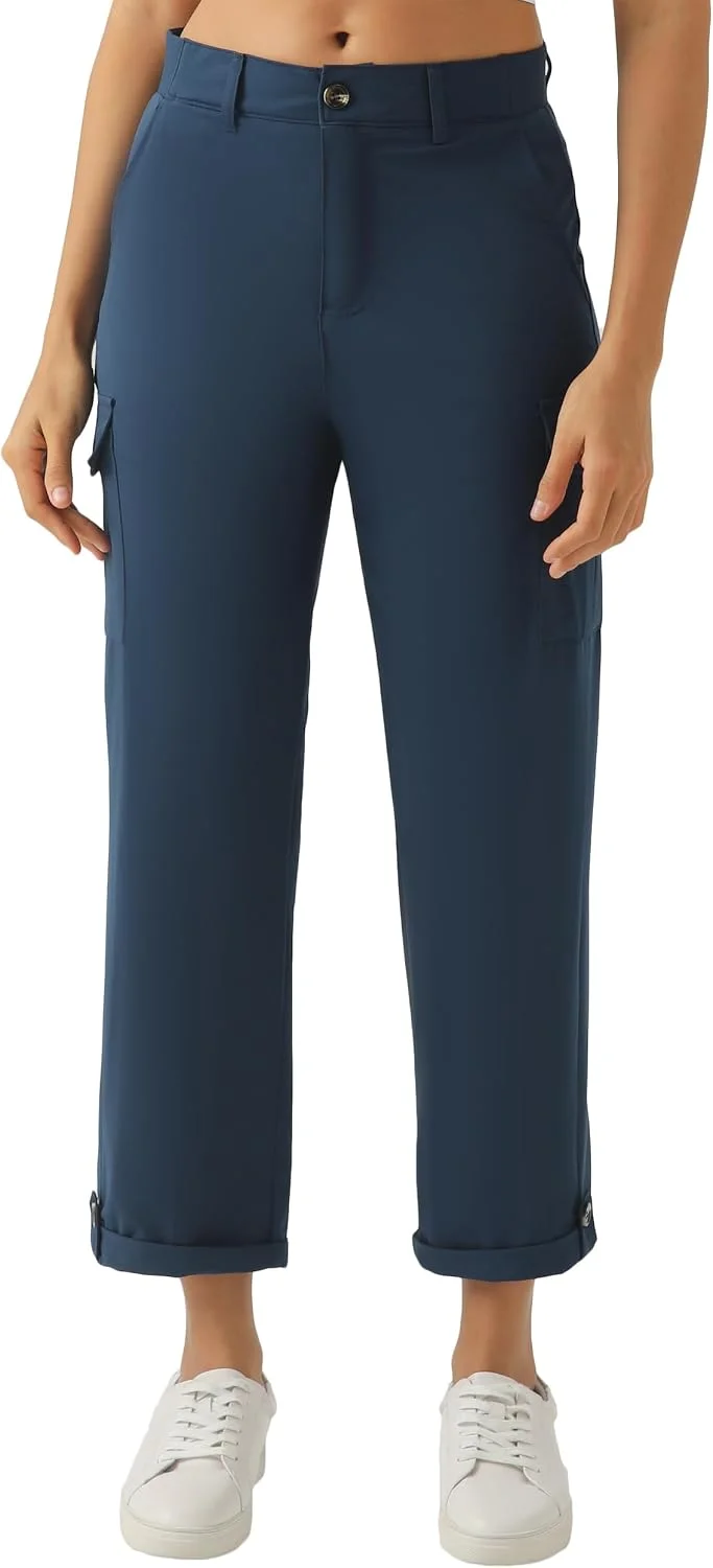 Pantalón capri cargo para senderismo mujer Xingpaozhe ligero con bolsillos