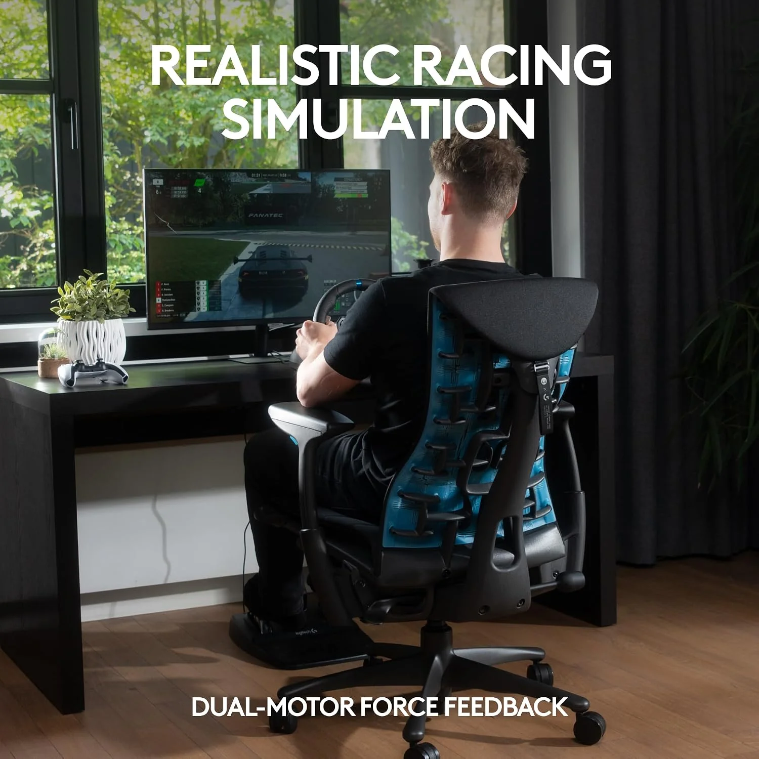 Logitech G29 Driving Force - Volante y pedales (PS5/PS4/PC)
