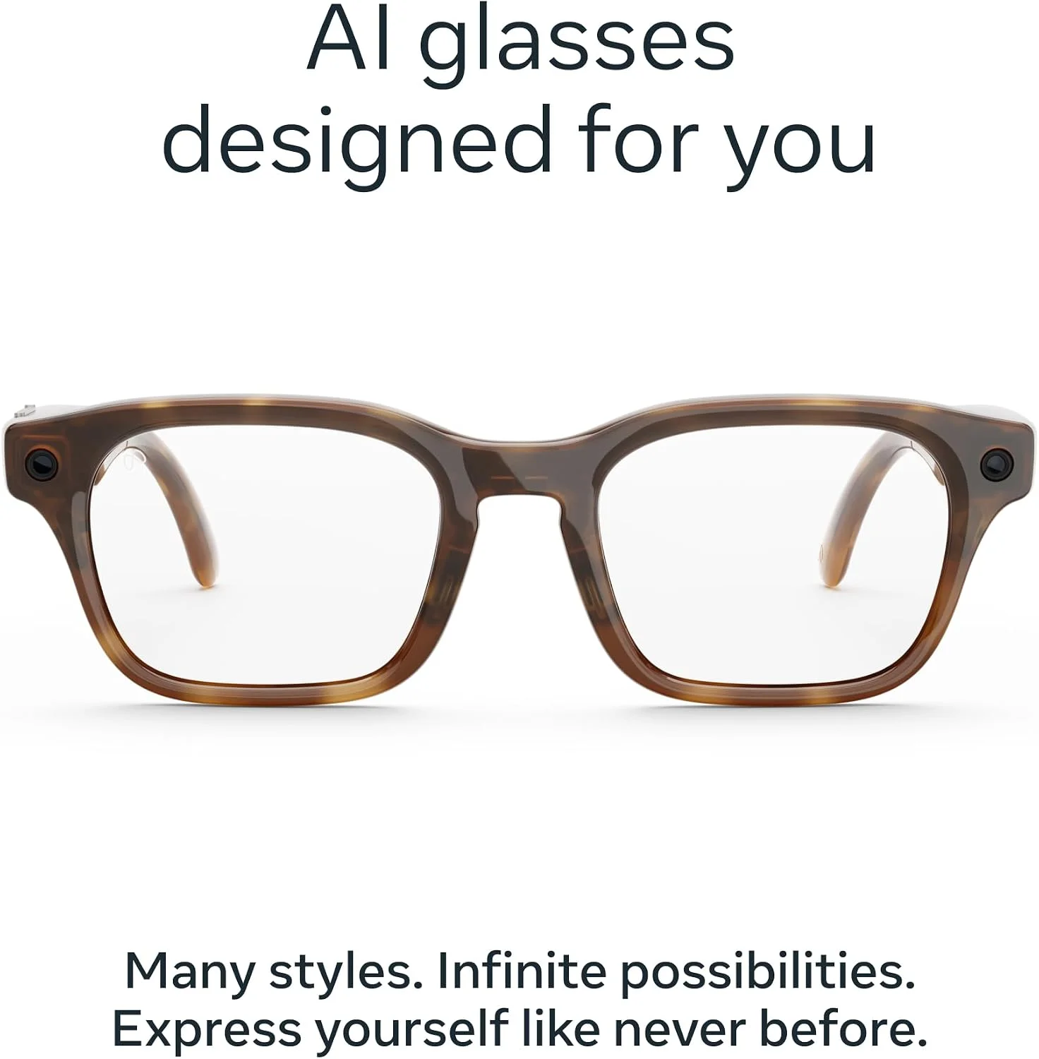 Meta Adventurer - Tortoise / Brown — Lentes AI con cámara y audio