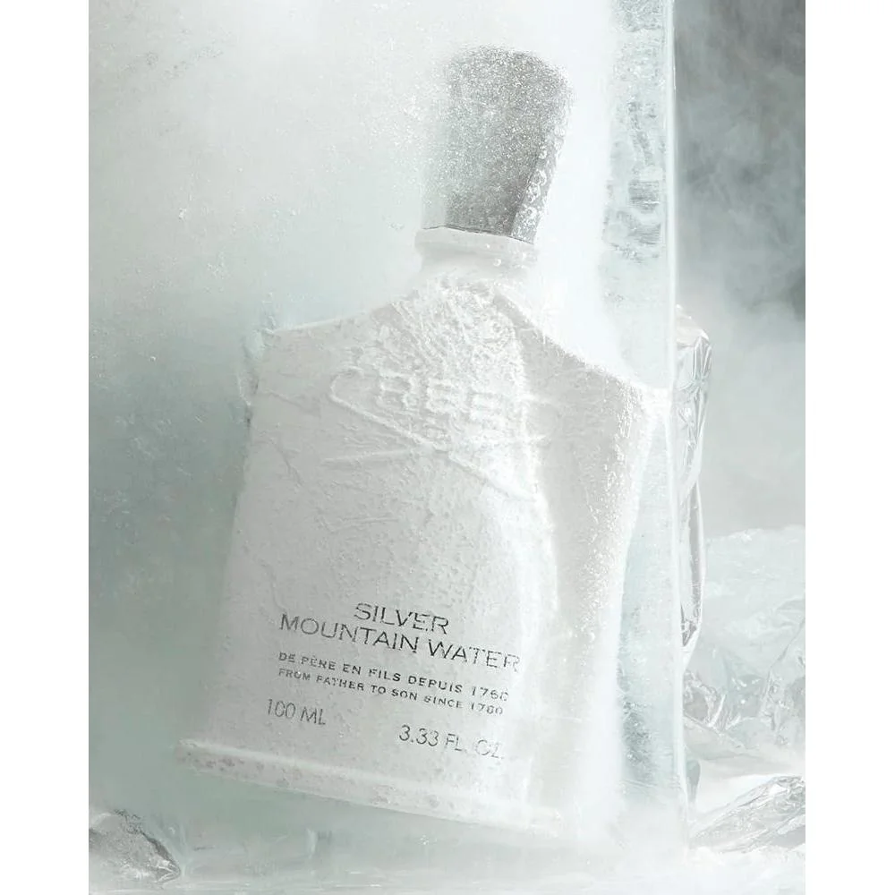 Creed Silver Mountain Water – Colonia de lujo para hombre con fragancia cítrica, afrutada y amaderada