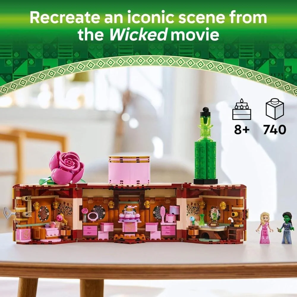LEGO Dormitorio de Glinda y Elphaba - Juguete Construible para Niños - Regalo Perfecto para Fans de Wicked