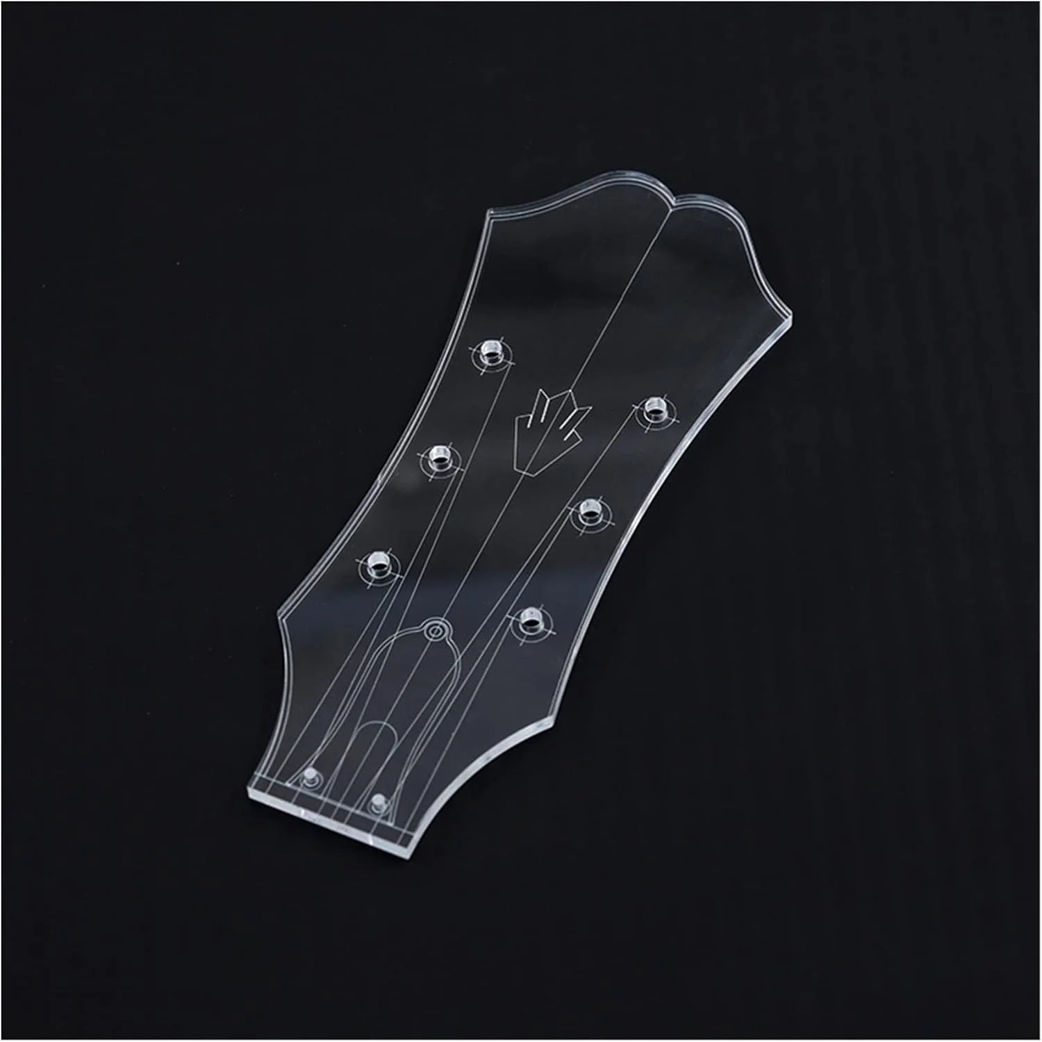 Plantilla de cabeza de guitarra Cobyda transparente para guitarra eléctrica, acústica y ukelele