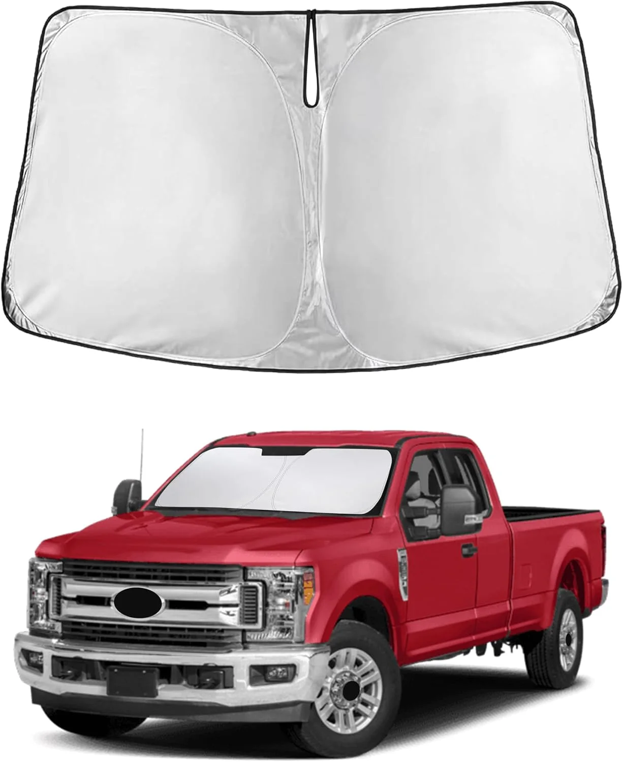Parasol para parabrisas EcoNour compatible con Ford F-250 F-350 2008-2016