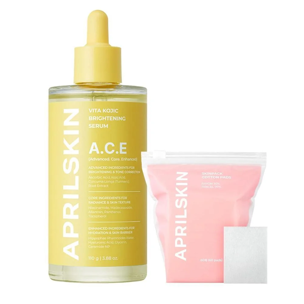 Aprilskin Serum Kójico Vita Con Vitamina C Y Almohadillas Faciales 115ml