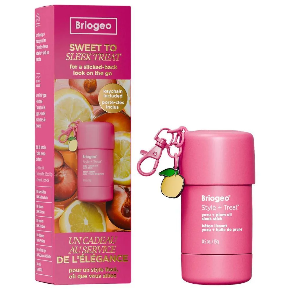 Style + Treat™ Hair Sleek Stick + Llavero de Edición Limitada Set de Regalo