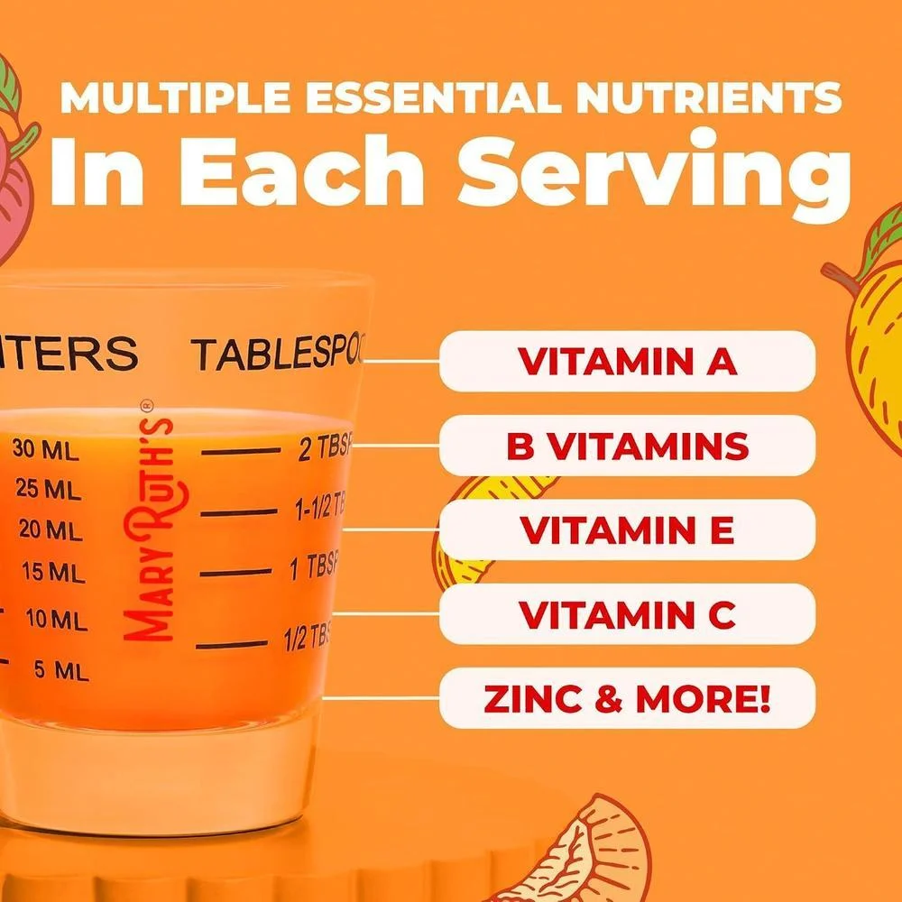 MaryRuth's Multivitamina Líquida para Crecimiento Capilar con Biotina y Cuidado de la Piel para Mujeres