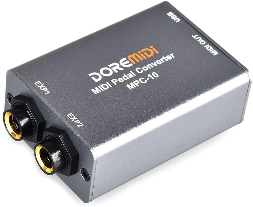 DOREMIDI Expression Pedal Converter Pedal Sustain Pedal Expander MPC-10