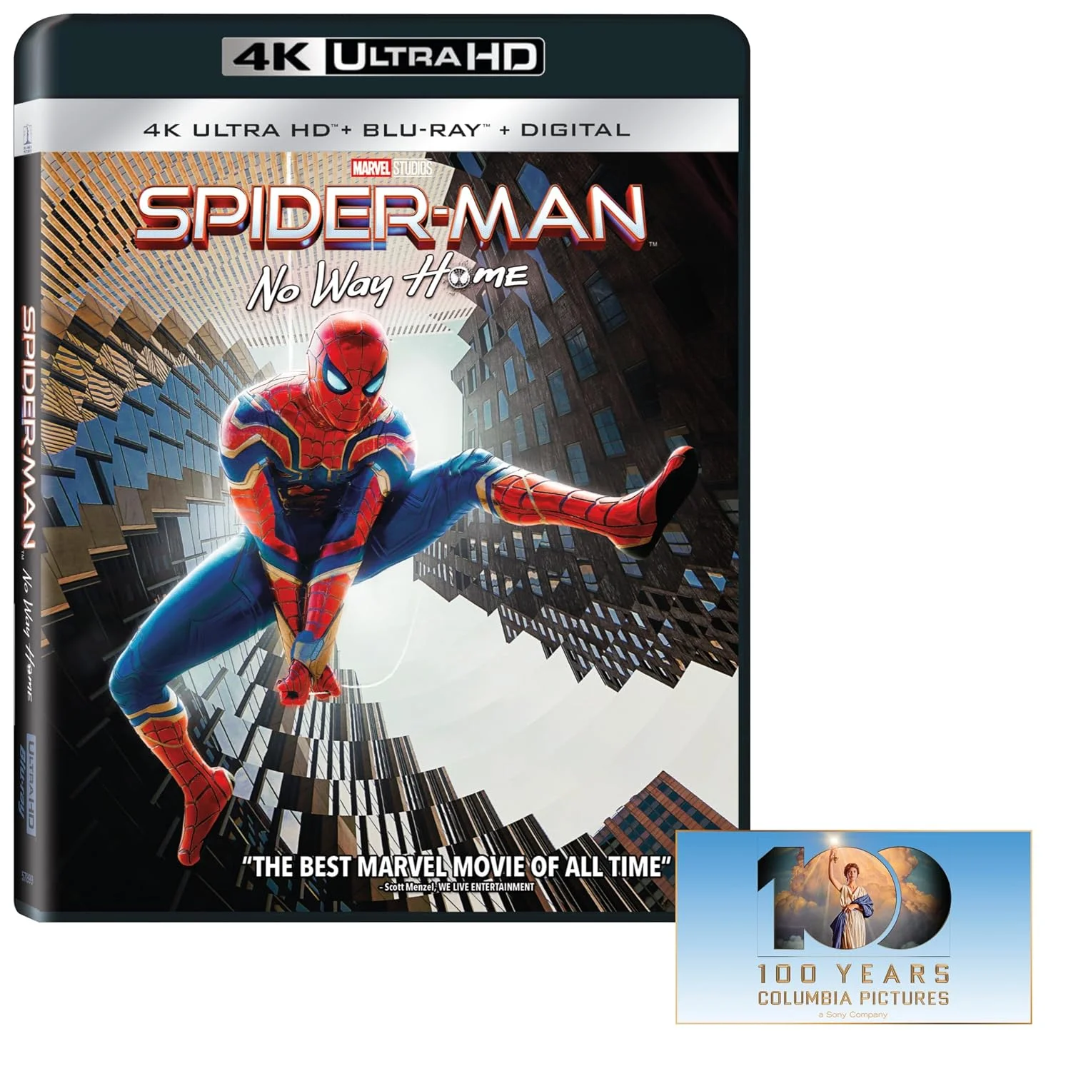 DVD/Blu-ray Spider-Man: No Way Home 4K + Blu-ray + Digital