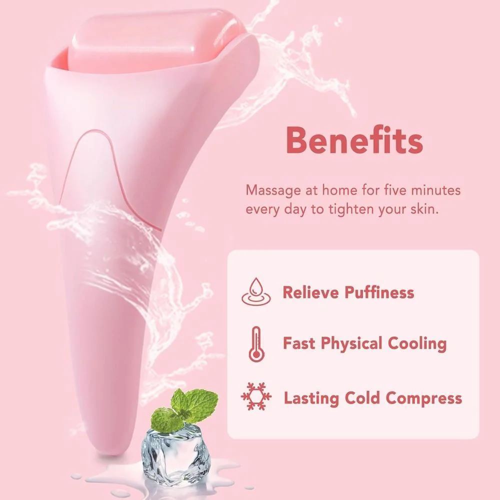 Rodillo De Hielo Para Rostro - Reduce Hinchazón y Arrugas
