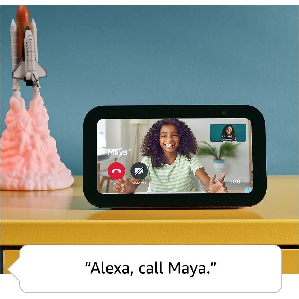 Echo Show 5 Kids, nueva generación con diseño para niños, integración Alexa, control parental y un año de Amazon Kids+